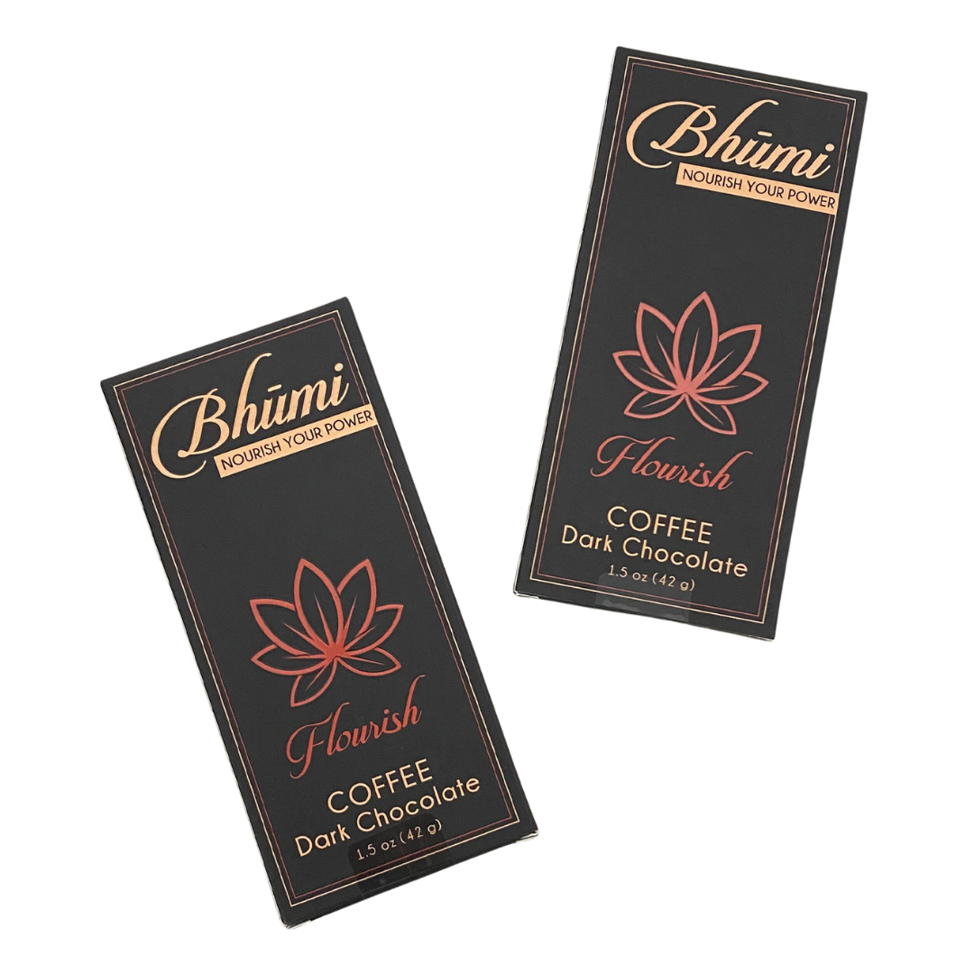 Coffee Dark Chocolate Bar 2 Pack Bhumi Retail